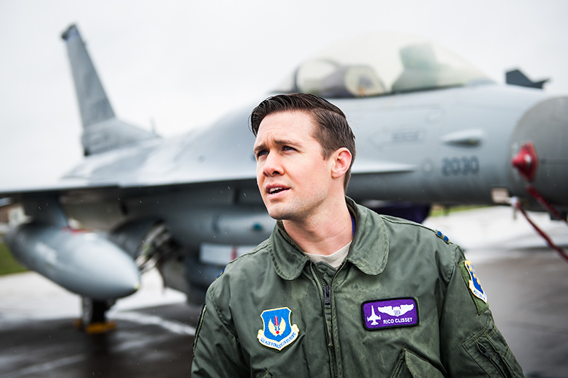 Ryan Clisset, US Air Force deltar i ACE 2015.