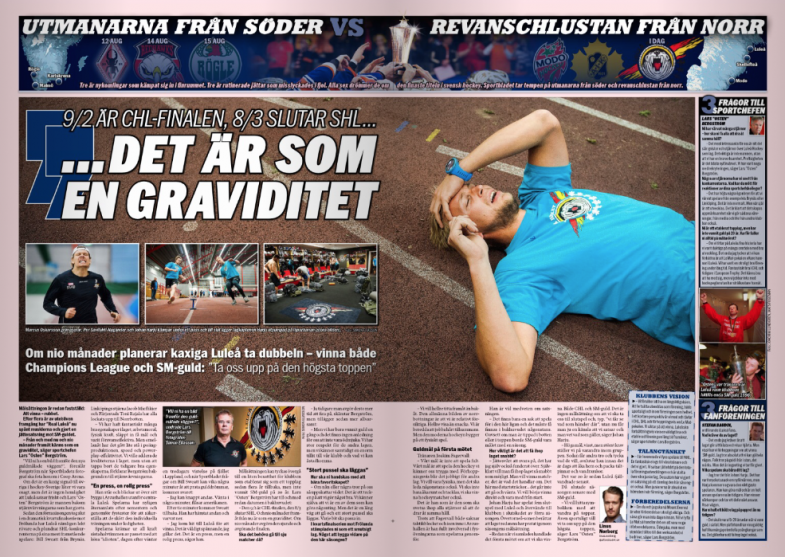 Johan Harju, Luleå HF, Sportbladet