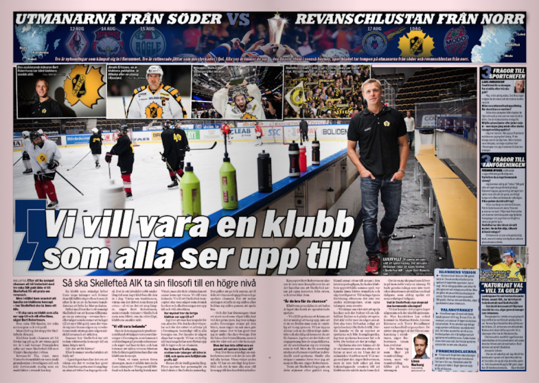 Sportbladet, Skellefteå AIK, Bert Robertsson