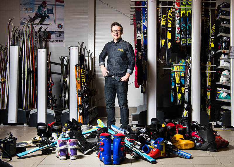 Niklas Wall, ägare Skifix, för Dagens Industri.