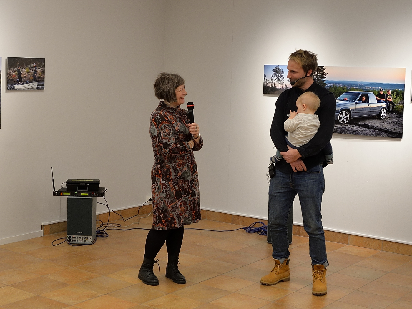 Vernissage, Bodens Konstgille. Foto: Peder Lundkvist